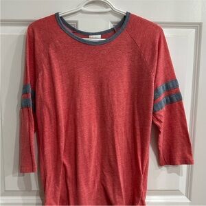 Lularoe Top with 3/4 sleeves